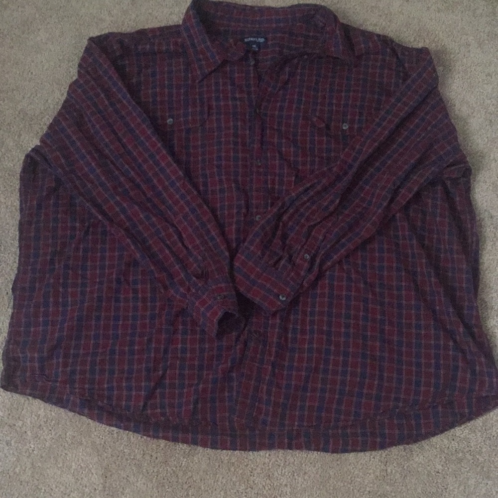 Men’s size 4x button down long sleeve